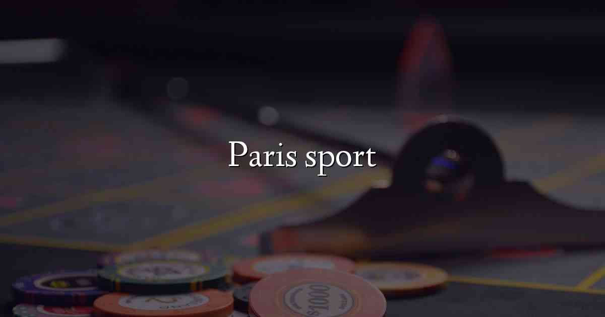 Paris sport